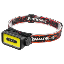 FOCUSray 1302 акку 18650 1200 мАН 3,7V встроенный ,сенсор,индикатор зарядки  3W COB 1/180, шт