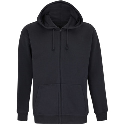 Толстовка унисекс Carter, черная, XS–3XL