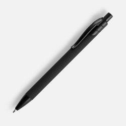 Ручка шариковая Undertone Black Soft Touch, черная, 14,5х1 см