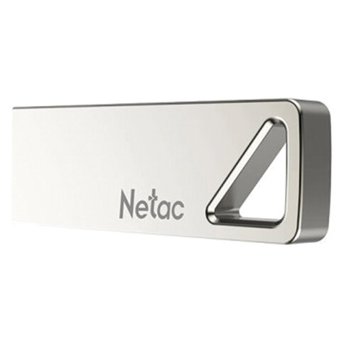 Флеш-диск 32GB NETAC U326, USB 2.0, металлический корпус, серебристый, NT03U326N-032G-20PN