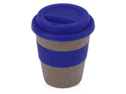 Стакан из бамбукового волокна «Café», Цвет серо-коричневый/темно-синий