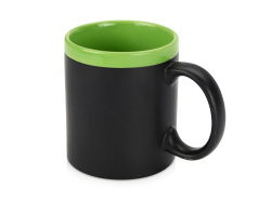 Кружка с покрытием для рисования мелом «Да Винчи», Цвет черный/зеленый