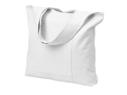 Сумка-шоппер «Vest» из хлопка 340 г/м2, Цвет белый
