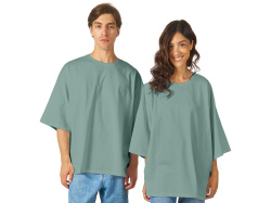 Футболка оверсайз «Berlin» унисекс, Размер XL-2XL, Цвет пыльно - бирюзовый