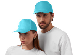 Бейсболка «Poly», Размер 56, Цвет лазурный