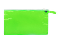 Пенал «Веста», Цвет зеленый прозрачный/белый