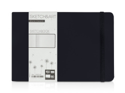 Скетчбук «Sketch & Art» 150 г/м2, soft-touch, Цвет черный