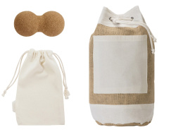 Подарочный набор с массажером в рюкзаке, Цвет натуральный