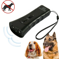 Ультразвуковой отпугиватель собак Ultrasonic Dog Chaser+Dog Trainner (кликер для отпугивания собак  без батарейки