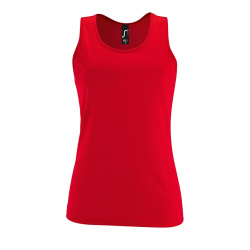 Майка женская Sporty TT Women, красная, XS–XXL