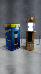 Универсальный складной кемпинговый фонарь Solar Camping Lamp GSH – 9688 с солнечной панелью. Чемпион