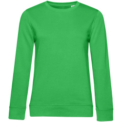 Свитшот женский BNC Inspire (Organic), зеленый, XS–XXL