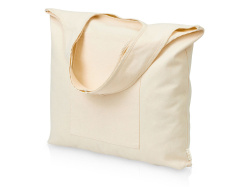 Сумка-шоппер «Revest» из переработанного хлопка 320 г/м2, Цвет натуральный