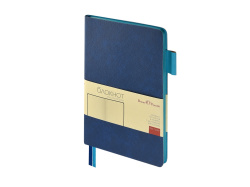 Блокнот А5 «Boston», Цвет синий