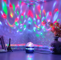 Проектор – ночник «Мерцание» LED Q6 Star light с пультом ДУ (режимы подсветки, датчик звука)