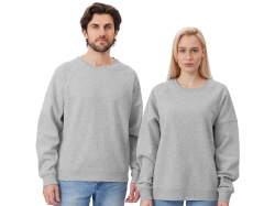 Свитшот оверсайз «Paris», унисекс, Размер XL, Цвет серый меланж