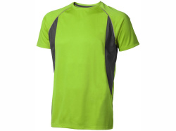 Футболка "Quebec Cool Fit" мужская, Размер S, Цвет зеленое яблоко/серый антрацит