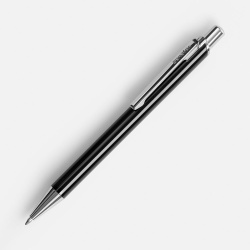 Ручка шариковая Arvent Glossy, черная, 14,1х1 см