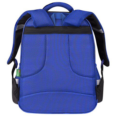 Рюкзак BRAUBERG KIDS FLOSSY, 2 отделения, 3 кармана, "Футбольный клуб", объемный дизайн, 40х28х18 см, 273181
