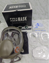 Маска респиратор полнолицевая защита от пыли краски химии