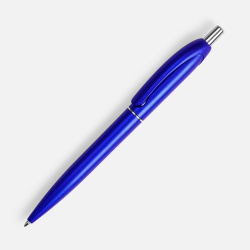Ручка шариковая Bright Spark, синий металлик, 14,5х1 см