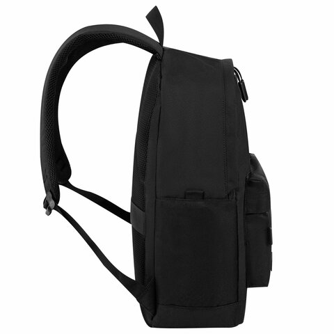 Рюкзак HEIKKI ACTIVE (ХЕЙКИ) универсальный, отделение для ноутбука, USB-порт, черный, 44х31х14 см, 272560