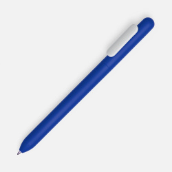 Ручка шариковая Swiper Soft Touch, синяя с белым, 14,3x1,0 см