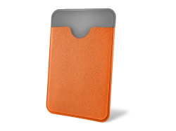 Картхолдер с креплением на телефон «Favor», Цвет оранжевый