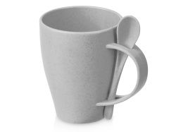 Кружка из пшеничного волокна «Nina», Цвет серый