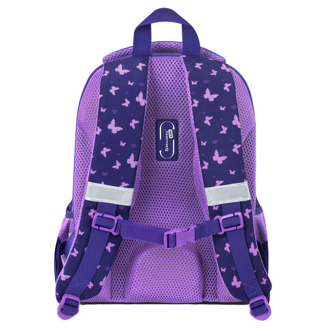 Ранец BRAUBERG KIDS START, 1 отделение, 2 кармана, "Chilling fox", 35х26х13 см, 274407