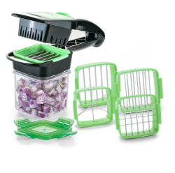 Ручной измельчитель овощей и фруктов Nicer Dicer Quick (овощерезка с контейнером 5 в 1), Цвета MIX З