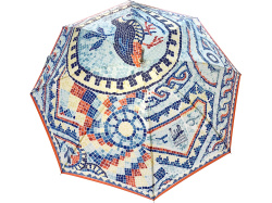 Зонт -трость «Грёзы о Византии», Цвет голубой