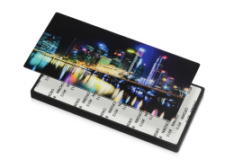 Внешний аккумулятор «Render» с закаленным стеклом, 5000 mAh, Цвет черный