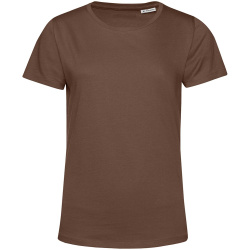 Футболка женская E150 Inspire (Organic), коричневая (мокко), XS–XXL