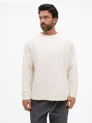 Свитшот унисекс S2, молочно-белый, XS–XXL