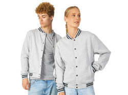 Бомбер «Oxford», унисекс, Размер 3XL, Цвет серый меланж