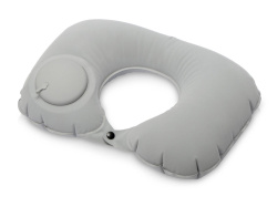 Подушка для путешествия с помпой «Push», Цвет серый