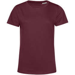 Футболка женская E150 Inspire (Organic), бордовая, XS–XXL