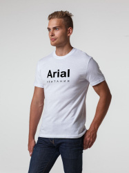 Футболка Arial обитания, белая, S–XXL