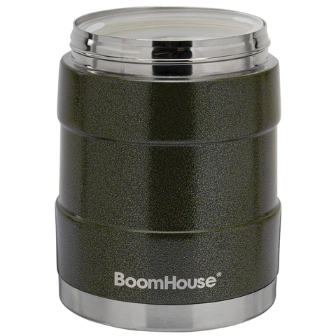 Термос 1,2 л для еды/напитков с широким горлом, BOOMHOUSE (БУМХАУС) RIBBED, контейнер, нержавеющая сталь SUS304, 700323