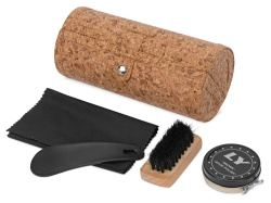 Набор для ухода за обувью «Shining shoes», Цвет коричневый, черный