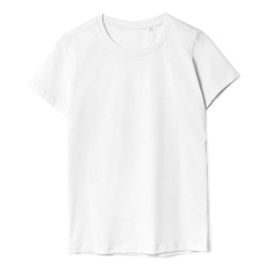 Футболка женская T-bolka Lady, белая (теплый оттенок), S–3XL