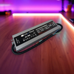 Блок питания для светодиодной ленты IP67 Slim MR-12100, 12V, 8.5A, 100W, водонепроницаемый, черный / Надежность и долговечность