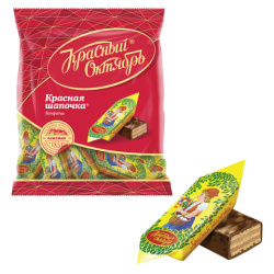 Конфеты шоколадные КРАСНЫЙ ОКТЯБРЬ "Красная шапочка", 250 г, пакет, КО03926
