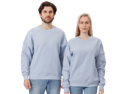 Свитшот оверсайз «Paris», унисекс, Размер XL, Цвет небесно-голубой