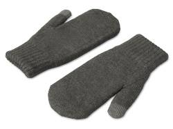 Варежки «Dunant», Цвет темно-серый меланж