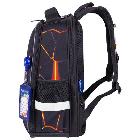 Ранец BRAUBERG FIT, 2 отделения, "Keep out", 38х27х14 см, 270617