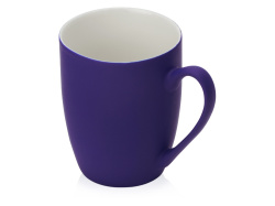 Кружка с покрытием soft-touch «Tulip Gum», Цвет темно-синий