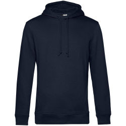 Толстовка с капюшоном унисекс BNC Inspire (Organic), темно-синяя, XS–3XL