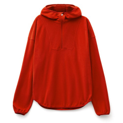 Анорак флисовый унисекс Fliska, красный, XS–XXL